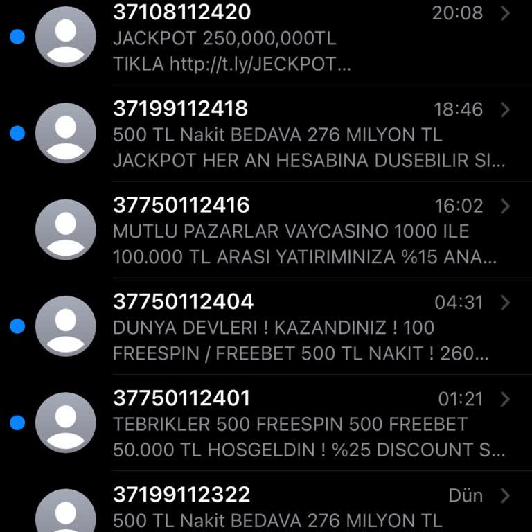 Sürekli Gelen Spam Mesajlar Rahatsız Ediyor