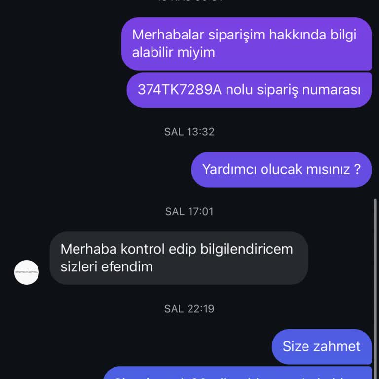Sipariş Sorunu Ve İletişimsizlik