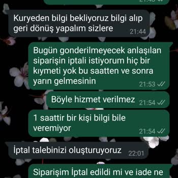 Öğretmenler Günü Siparişinde Teslimat Sorunu Ve İletişim Eksikliği