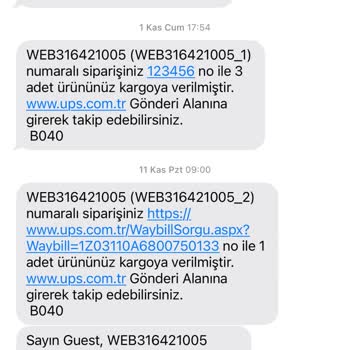 Kaybolan Ürünler Ve Geciken İade