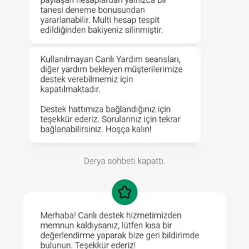 Canlı Destek Sorunu Ve Bonus İhlali