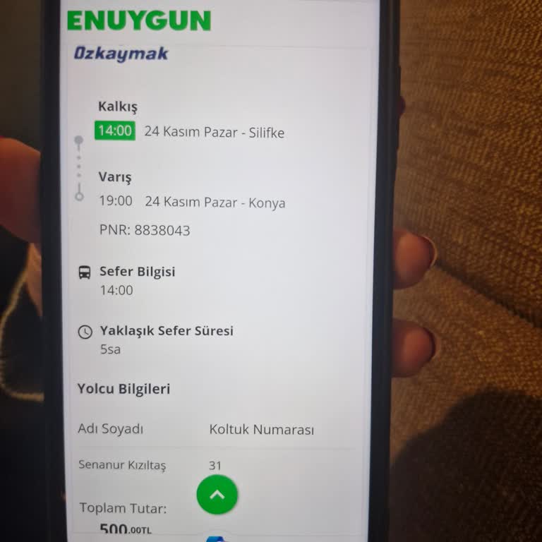 Otobüs Seferi İptali Ve Mağduriyet