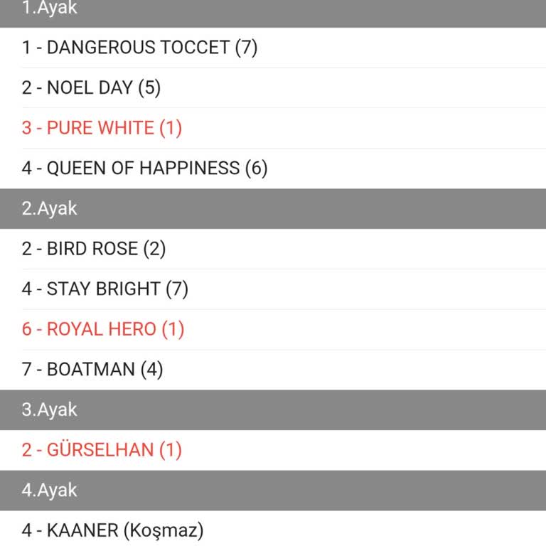 Türkiye Jokey Kulübü | Tjk Koşmayan Atların Geçersiz Sayılması