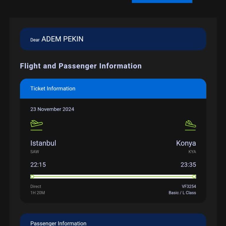 Uçuş İptali Sonrası Mağduriyet Ve Müşteri Hizmetleri Sorunu