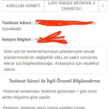 Vivense'den Sipariş Verdim, Teslimat Kabusu Yaşıyorum
