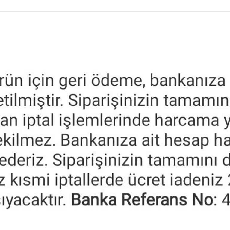 Geciken Para İadesi Mağduriyeti