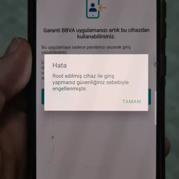Yeni Alınan Telefonda Root Uyarısı Sorunu