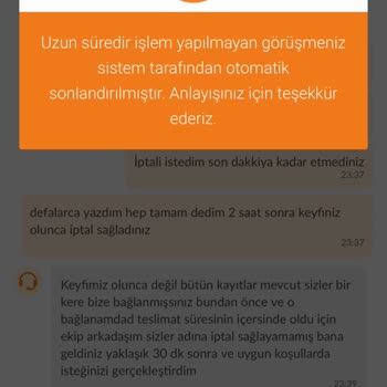 Geç Gelen Yemek Siparişi Sorunu