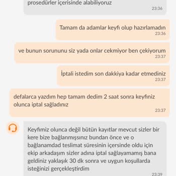 Geç Gelen Yemek Siparişi Sorunu