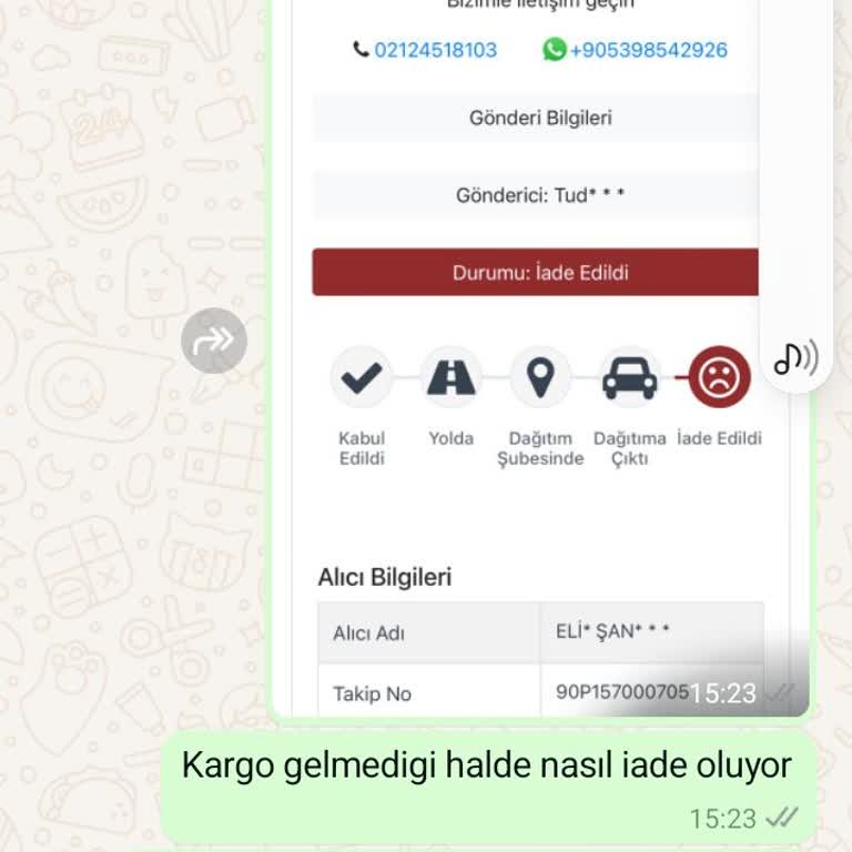 Kargoist'in Keyfi İade Sorunu