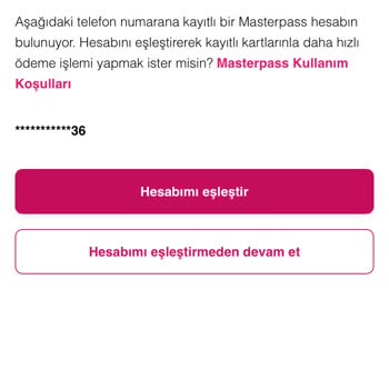 Yemeksepeti'nde Masterpass İle Ödeme Sorunu