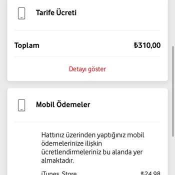Yanlış Mobil Ödeme Ücretlendirmesi