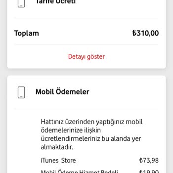 Yanlış Mobil Ödeme Ücretlendirmesi