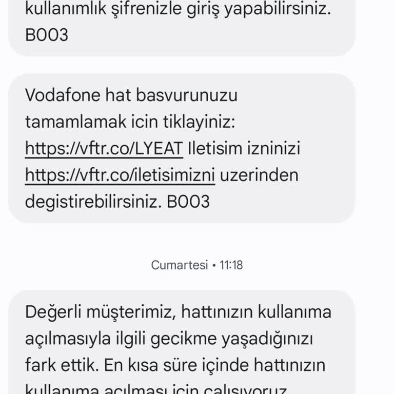 Vodafone'un Hat Taşıma Sürecindeki Aksaklıkları