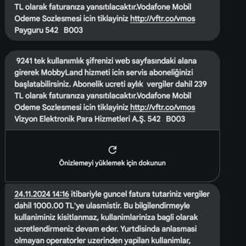 Habersiz Abonelik Ve Haksız Ücret Talebi
