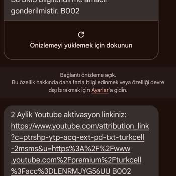 Turkcell'den Kazanılan Youtube Premium Üyeliği Aktif Edilemiyor