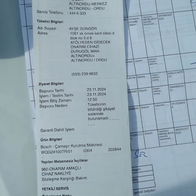 Kurutma Makinesi Sorunu: Yıllık Bakım Ücreti Ve Etkisiz Kurutma