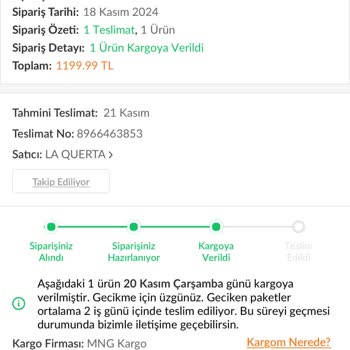 MNG Kargo'nun Geç Teslimat Ve Hizmet Sorunları