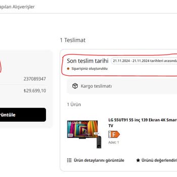 Media Markt Teslimat Gecikmesi Ve İletişim Sorunları