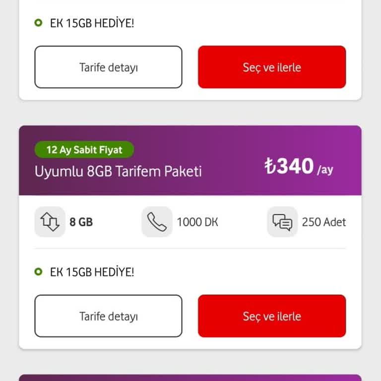 Vodafone'da Taahhüt Sonrası Fahiş Zam Ve Kısıtlı Tarife Seçenekleri