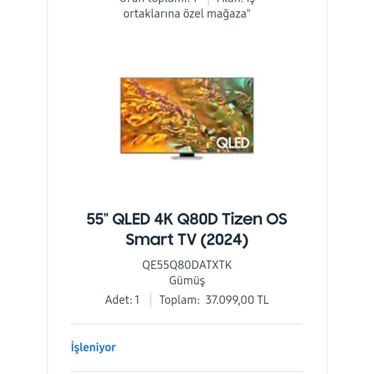 Samsung TV Siparişim Neden Hala Teslim Edilmedi