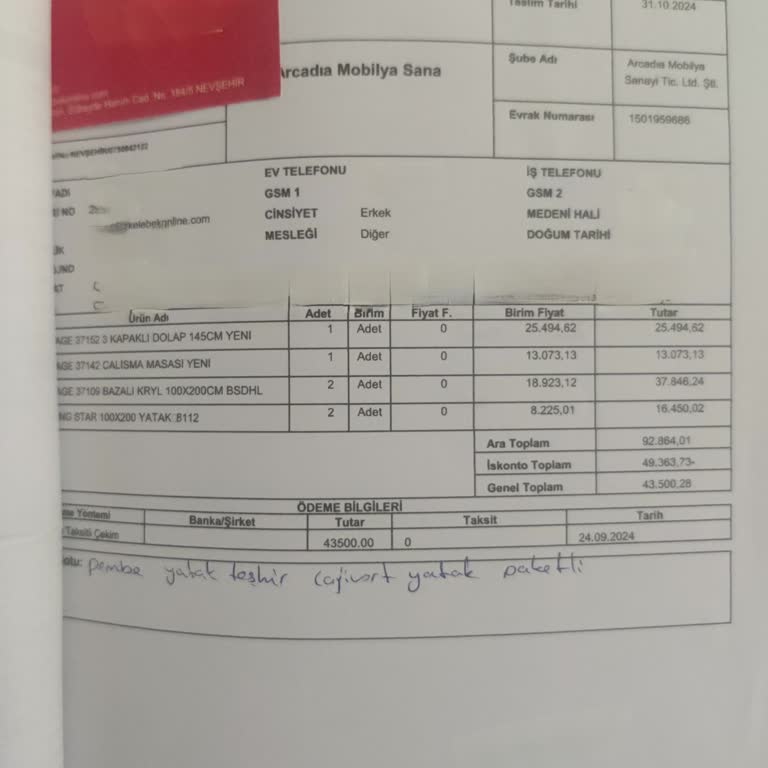 Kelebek Mobilya'dan Teslimat Belirsizliği