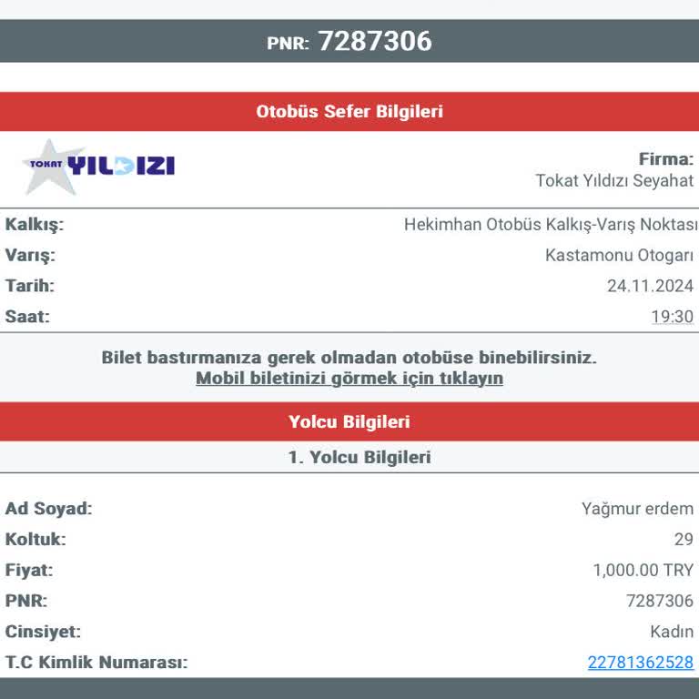 Otobüs Gelmedi, Seyahatim Aksadı