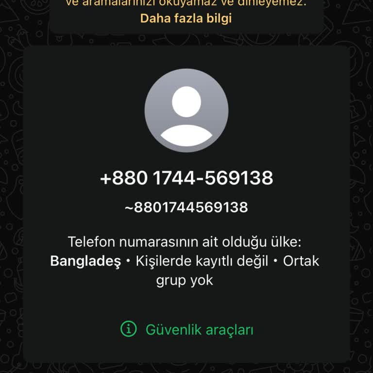 Güvenlik Açığı: Yabancı Numaralardan Gelen Mesajlar