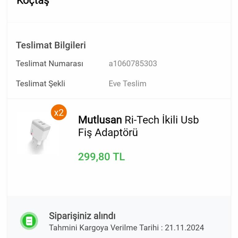 Koçtaş Siparişimdeki Belirsizlik Ve Hayal Kırıklığı