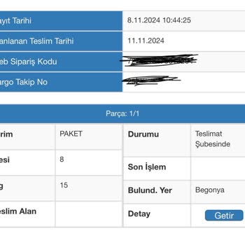 Kayıp Kargolar Ve Ulaşılamayan Müşteri Hizmetleri