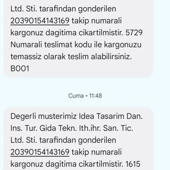 Sürat Kargo'nun Teslimat Sorunu