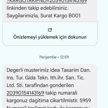Sürat Kargo'nun Teslimat Sorunu