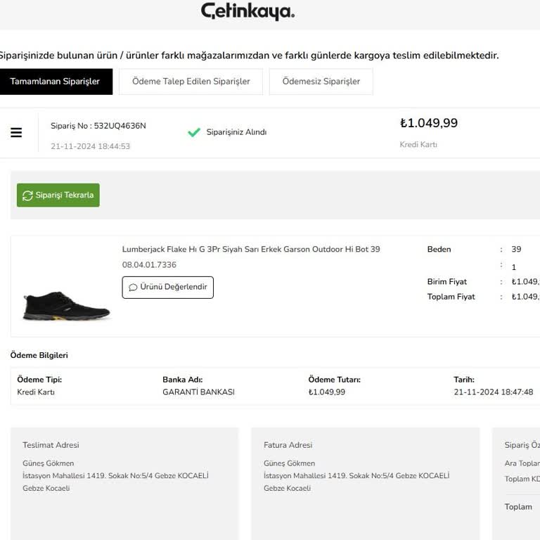 Siparişim Kargoya Verilmedi, Müşteri Hizmetleri Ulaşılamıyor