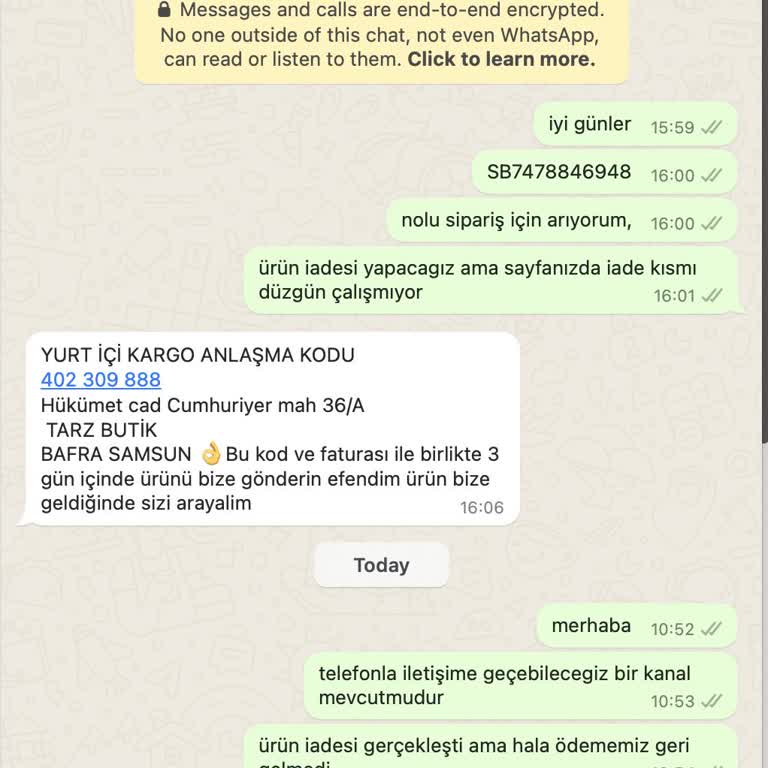 İade Sürecinde Yaşanan Sorunlar Ve İletişim Eksikliği