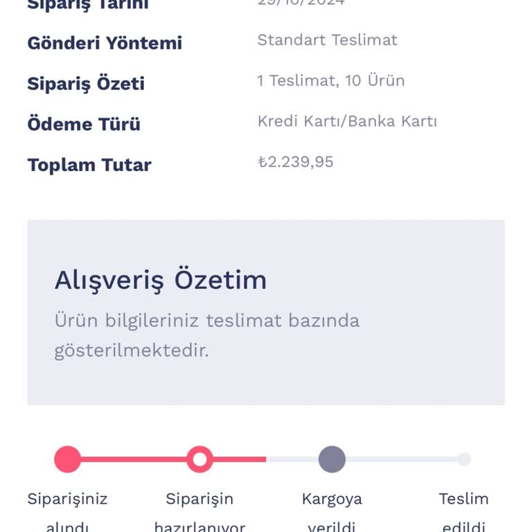 Penti.com'dan Sipariş Teslim Edilmedi Ve Para İadesi Yok