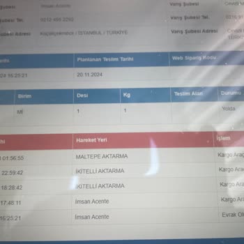Kayıp Kargo: Maltepe Aktarma'da 5 Günlük Belirsizlik
