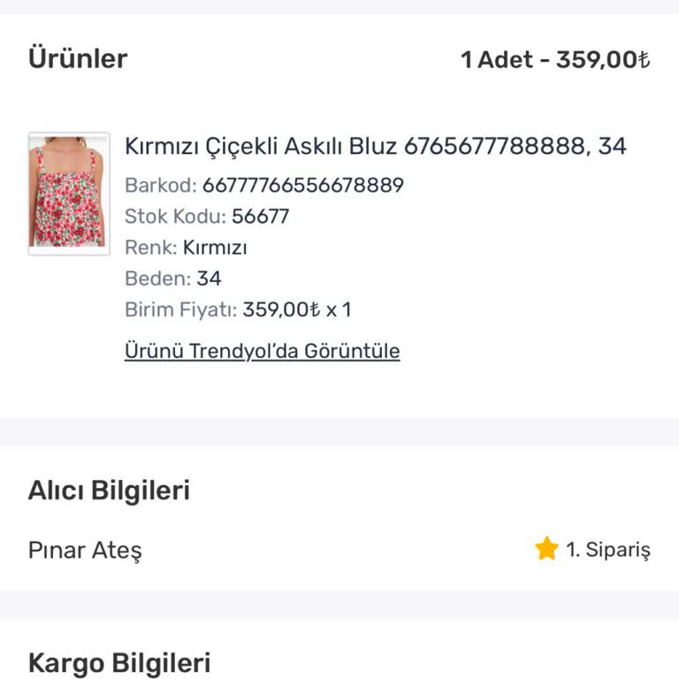 Yanlış Kargo Desi Hesaplaması Ve İlgisiz Hizmet