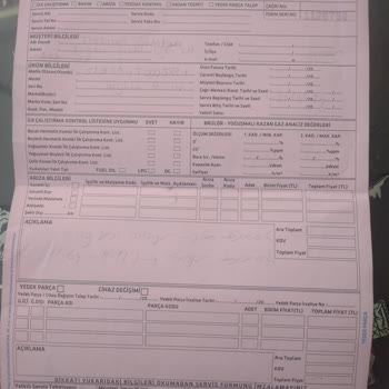 Yanıltıcı Servis Ücreti Ve Gereksiz Parça Değişimi