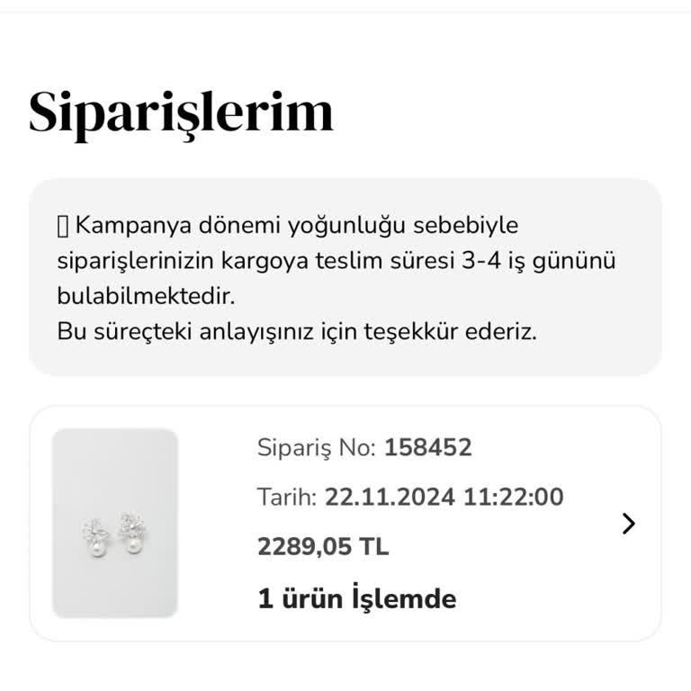 Kargo Süresi Hakkında Yanıltıcı Bilgilendirme