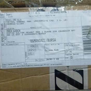 Gönderimden İzin Almadan Alınan Ürünler Ve Maddi Zarar