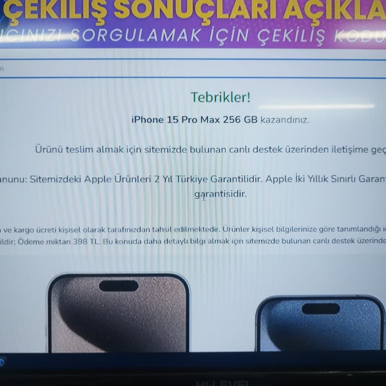 Instagram'da Şüpheli Çekiliş Ve Yanıltıcılık!