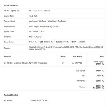 Paramarkada.com Siparişim 14 Gündür Kargolanmadı