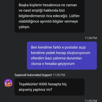 Hesap Erişim Sorunu Ve Yanıt Beklentisi