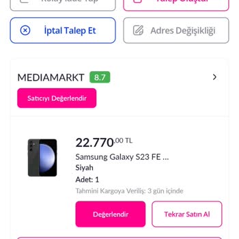 Media Markt'tan Sipariş Verdiğim Telefon 13 Gündür Kargoya Verilmedi