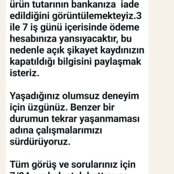 Geciken Teslimat Ve İptal Sorunu