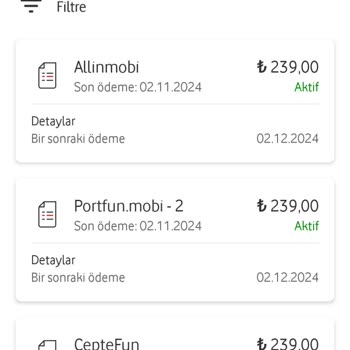 Vodafone Pay Üzerinden Onaysız Üyelik Ve Ödeme Çekimi