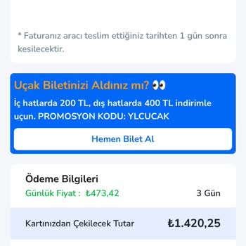 Araç Kiralama Ücretlendirmesinde Adaletsizlik