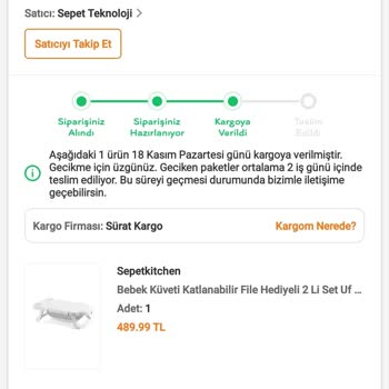 Sürat Kargo'nun Teslimat Gecikmesi Ve İletişim Sorunları