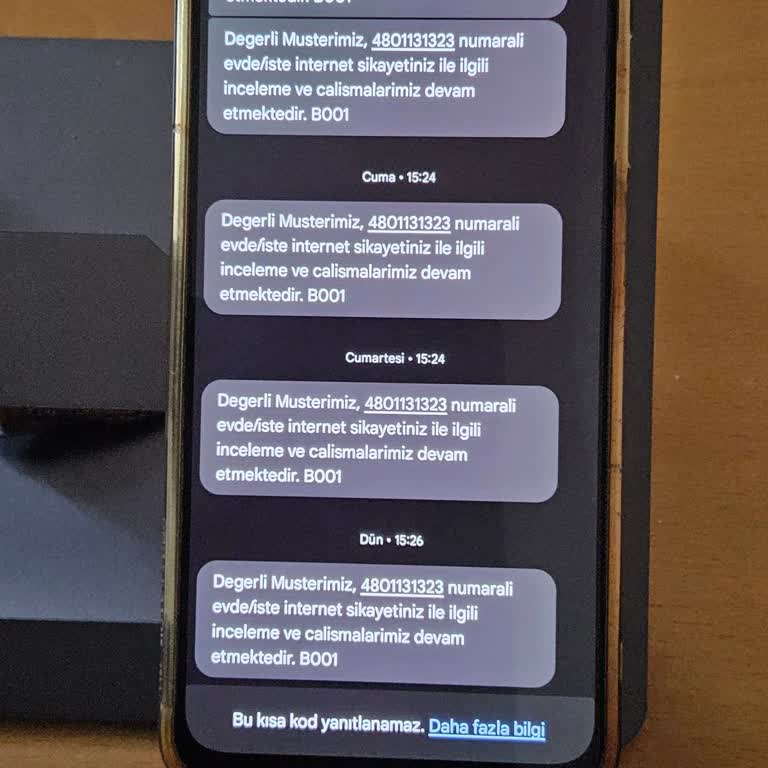 İnternet Bağlantı Sorunu Ve Müşteri Hizmetleri Cevapsızlığı