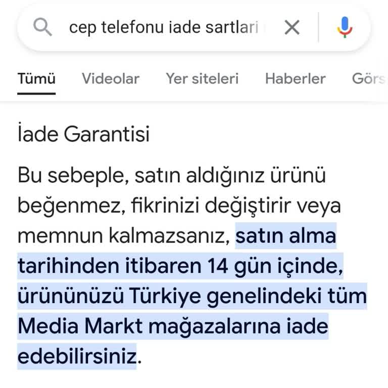 Media Markt'ta İade Sorunu Ve Güven Kaybı